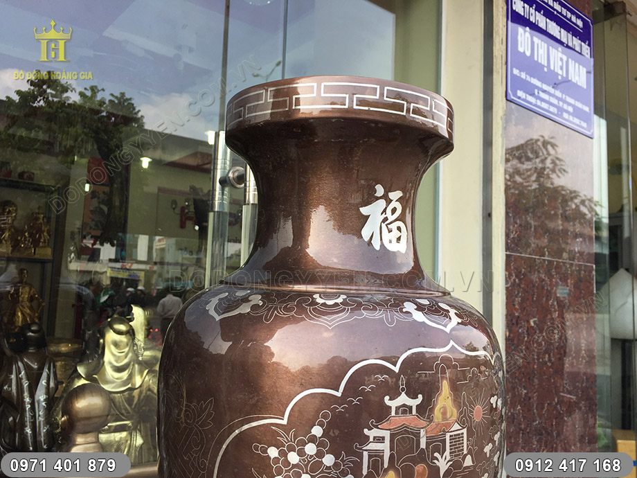 lọ lộc b&igrave;nh tam kh&iacute; 66cm